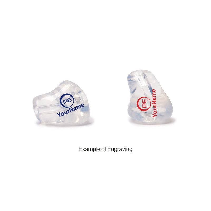 Pro Earplug Engraving Example