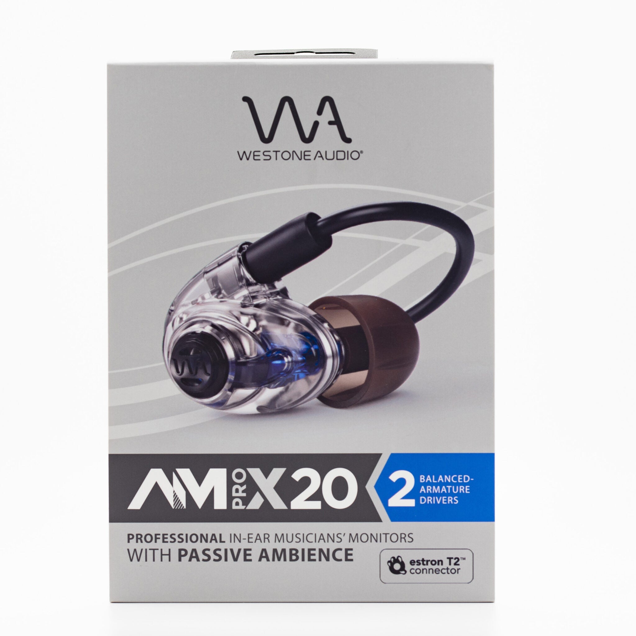 Westone Audio AM Pro X20 Features and Specs - Front of the box