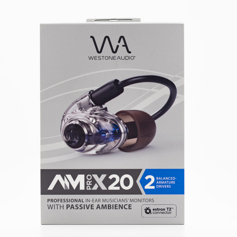 Westone Audio AM Pro X20 Features and Specs - Front of the box