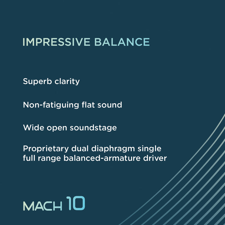 Westone Audio Mach10 In-Ear Monitors benefits