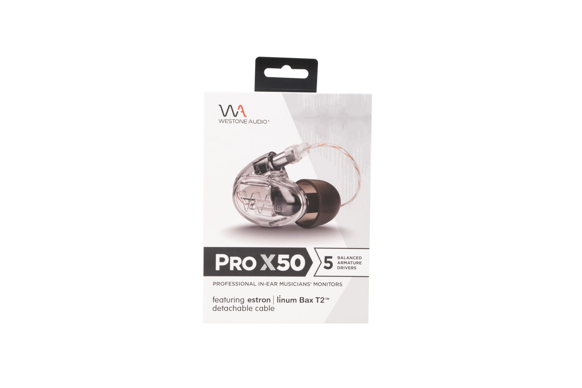 Westone Audio Pro-x50 IEM Earphones in the box