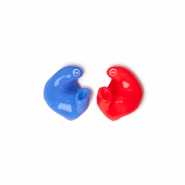 Swimfit custom earplugs for Swimming Red and Blue