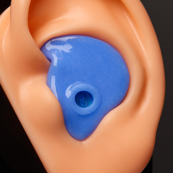 Swimfit Aware custom earplugs for swimming - in ear