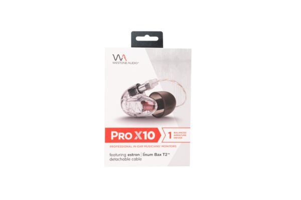 Westone Audio Pro-x10 Professional In-ear monitors in the box